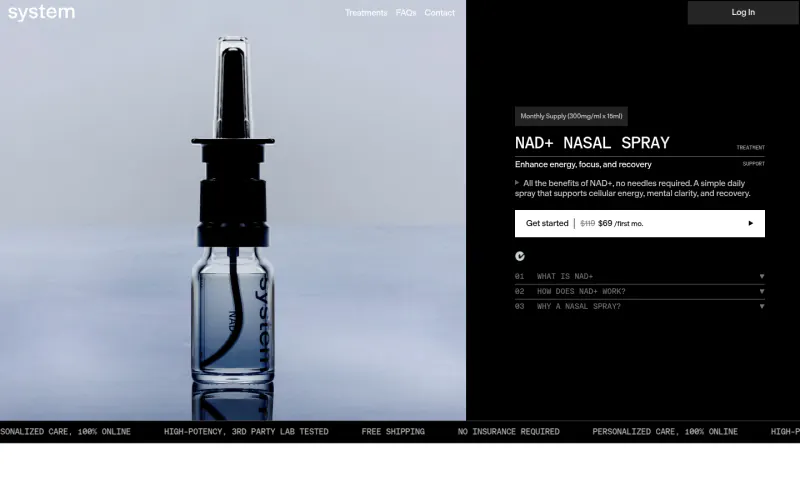System Labs website screenshot